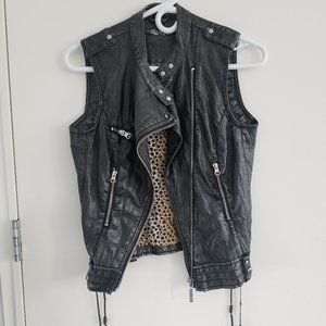 RETRO XS Guess Leather Vest